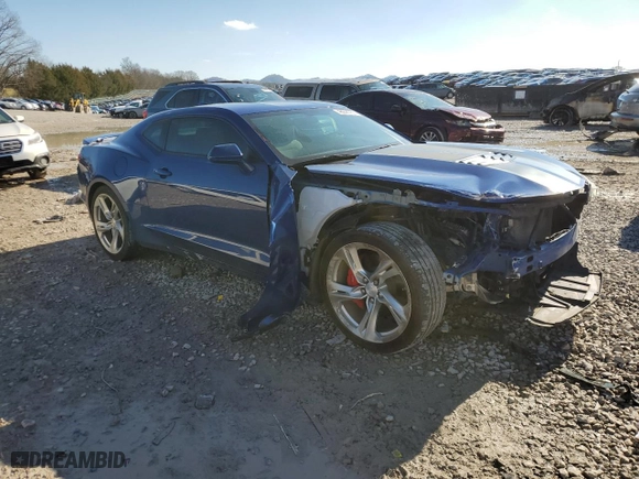 2021 Chevrolet Camaro 1SS with VIN 1G1FE1R75M0137452, listed as a Copart auction lot 48006765 with 56,030 mi miles and Salvage Title. Bid and sale history available at carsss.com. Image 4.