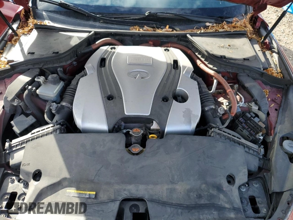 2014 Infiniti Q50 Hybrid Sport with VIN JN1AV7ARXEM702518, listed as a Copart auction lot 44675065 with 132,754 mi miles and Salvage Title. Bid and sale history available at carsss.com. Image 11.