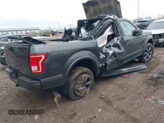 2017 Ford F-150 XL with VIN 1FTEW1EG0HFB78127, listed as a IAAI auction lot 41921032 with Not Provided miles. Bid and sale history available at carsss.com. Image 4.
