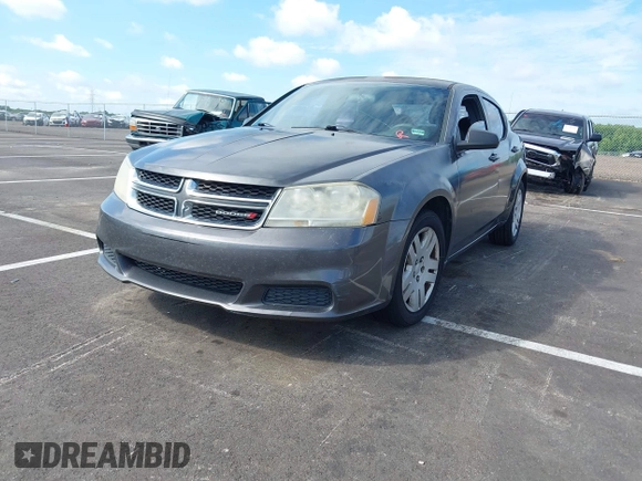 2014 Dodge Avenger SE with VIN 1C3CDZAB3EN219717, listed as a IAAI auction lot 42737543 with 157,362 mi miles and . Bid and sale history available at DreamBid. Image 2.