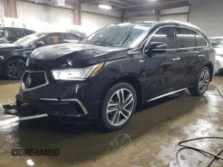 2020 Acura MDX Sport Hybrid w/Advance Pkg with VIN 5J8YD7H71LL000076, listed as a Copart auction lot 82624334 with 83,523 mi miles and Salvage Title. Bid and sale history available at carsss.com. Image 1.