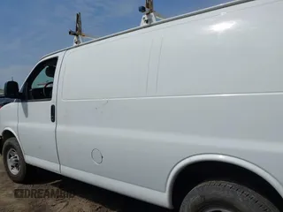 2014 Chevrolet Express Cargo Van with VIN 1GCWGFCA7E1110011, listed as a IAAI auction lot 41983301 with 114,827 mi miles. Bid and sale history available at carsss.com. Image 14.