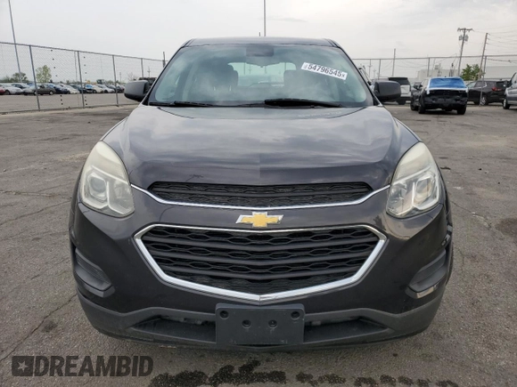 2016 Chevrolet Equinox LS with VIN 2GNALBEK9G6356201, listed as a Copart auction lot 54796545 with 163,020 mi miles and Clean Title. Bid and sale history available at DreamBid. Image 5.