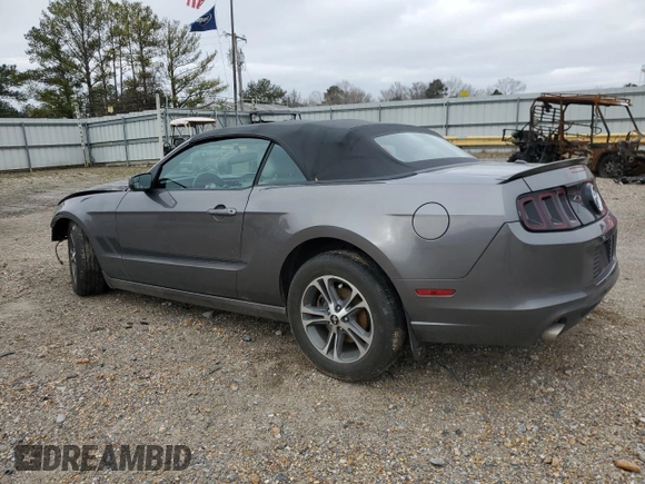 2014 Ford Mustang V6 with VIN 1ZVBP8EM1E5205591, listed as a Copart auction lot 87400314 with 102,002 mi miles and Salvage Title. Bid and sale history available at carsss.com. Image 2.