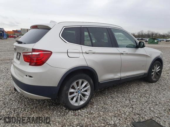 2013 BMW X3 xDrive28i with VIN 5UXWX9C58D0A23115, listed as a Copart auction lot 51985675 with 149,227 mi miles and Clean Title. Bid and sale history available at carsss.com. Image 3.