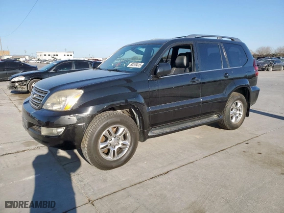 2005 Lexus GX 470 with VIN JTJBT20X950087216, listed as a Copart auction lot 50263415 with NaN miles and Clean Title. Bid and sale history available at carsss.com. Image 1.