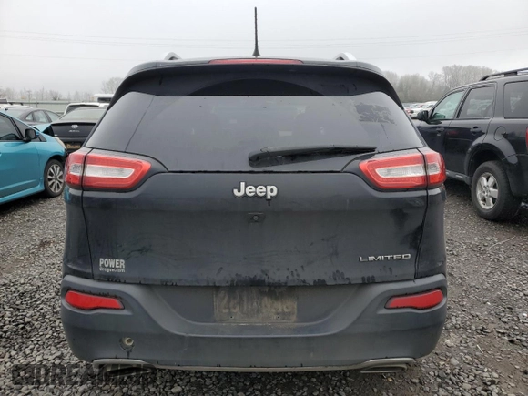 2016 Jeep Cherokee Limited with VIN 1C4PJLDS9GW259103, listed as a Copart auction lot 50390665 with 172,747 mi miles and Clean Title. Bid and sale history available at carsss.com. Image 6.