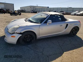 2003 Toyota MR2 with VIN JTDFR320630056446, listed as a Copart auction lot 49596745 with 126,066 mi miles and Salvage Title. Bid and sale history available at DreamBid. Image 1.