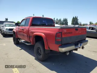 1999 Dodge Ram 2500 with VIN 1B7KF23WXXJ543539, listed as a Copart auction lot 58572814 with 167,808 mi miles and Clean Title. Bid and sale history available at carsss.com. Image 2.