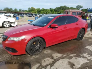 2017 Acura TLX V6 w/Technology Pkg with VIN 19UUB2F55HA001713, listed as a Copart auction lot 60537525 with 137,901 mi miles and Salvage title. Bid and sale history available at DreamBid. Image 1.