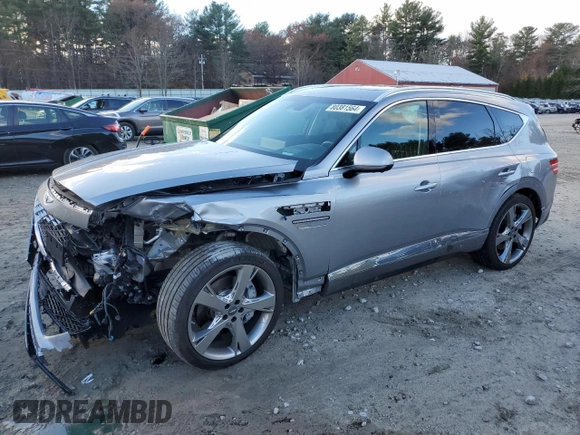 2024 Genesis GV80 z VIN KMUHCESC4RU180889, wystawiony jako Copart lot #80381564 z przebiegiem 18 919 mil mil oraz Szkoda całkowita • Salvage title. Historia ofert i sprzedaży dostępna na DreamBid. Obrazek 1.