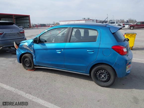 2017 Mitsubishi Mirage ES with VIN ML32A3HJXHH006716, listed as a IAAI auction lot 41841391 with 83,049 mi miles. Bid and sale history available at carsss.com. Image 14.