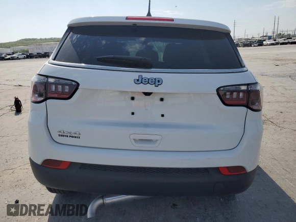 2025 Jeep Compass Sport with VIN 3C4NJDAN0ST534688, listed as a Copart auction lot 53636205 with 528 mi miles and Salvage title. Bid and sale history available at DreamBid. Image 6.