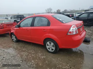 2009 Chevrolet Aveo LS with VIN KL1TD56E29B384227, listed as a Copart auction lot 80161444 with 139,502 mi miles and Salvage Title. Bid and sale history available at carsss.com. Image 2.