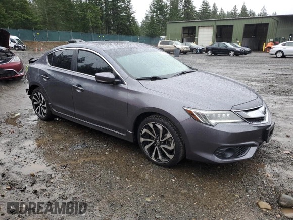 2017 Acura ILX w/Premium/A-SPEC Pkg with VIN 19UDE2F8XHA009582, listed as a Copart auction lot 85541084 with 65,836 mi miles and Salvage Title. Bid and sale history available at carsss.com. Image 4.