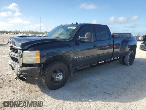 2008 Chevrolet Silverado 3500HD DRW LT w/1LT with VIN 1GCJC33658F150353, listed as a Copart auction lot 85479604 with 151,349 mi miles and Salvage Title. Bid and sale history available at carsss.com. Image 1.