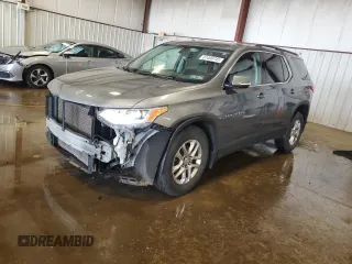 2020 Chevrolet Traverse LT with VIN 1GNEVHKW8LJ317585, listed as a Copart auction lot 61409745 with 60,272 mi miles and Salvage title. Bid and sale history available at DreamBid. Image 1.