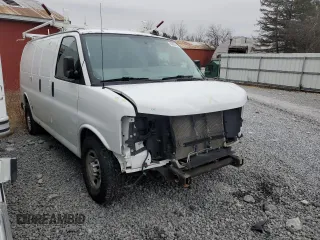 2019 Chevrolet Express Cargo Van with VIN 1GCWGAFG0K1372760, listed as a Copart auction lot 85068484 with 116,637 mi miles and Salvage Title. Bid and sale history available at carsss.com. Image 4.