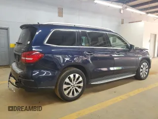 2019 Mercedes-Benz GLS 450 with VIN 4JGDF6EE0KB222595, listed as a Copart auction lot 54243465 with 82,664 mi miles and Salvage Title. Bid and sale history available at DreamBid. Image 3.
