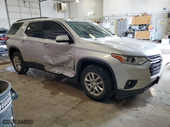 2019 Chevrolet Traverse LT Cloth with VIN 1GNERGKW2KJ243531, listed as a Copart auction lot 87638195 with 146,180 mi miles and Salvage Title. Bid and sale history available at carsss.com. Image 4.