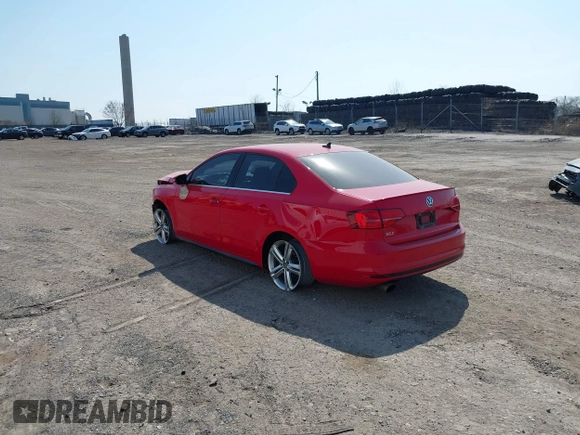 2015 Volkswagen Jetta Sedan 2.0T GLI SE with VIN 3VW5T7AJ2FM293898, listed as a IAAI auction lot 41753985 with 129,516 mi miles. Bid and sale history available at carsss.com. Image 3.