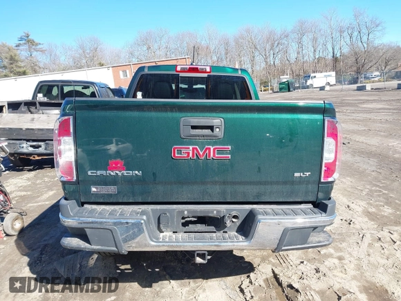 2015 GMC Canyon 4WD SLT with VIN 1GTG6CE35F1273343, listed as a IAAI auction lot 41683758 with 77,911 mi miles. Bid and sale history available at carsss.com. Image 16.