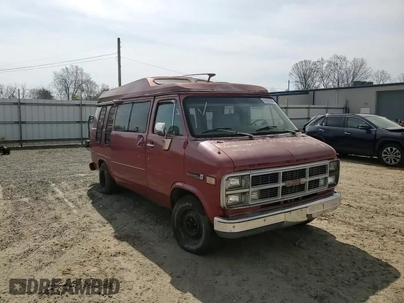 1984 GMC Van z VIN 1GTEG25H4E7502536, wystawiony jako Copart lot #47927325 z przebiegiem 221 722 mil mil oraz Szkody całkowita. Historia ofert i sprzedaży dostępna na DreamBid. Obrazek 12.
