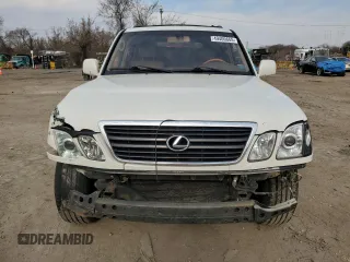 2000 Lexus LX 470 z VIN JT6HT00W8Y0126253, wystawiony jako Copart lot #49400665 z przebiegiem 181 328 mil mil oraz Szkody całkowita. Historia ofert i sprzedaży dostępna na DreamBid. Obrazek 5.
