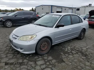 2005 Honda Civic LX z VIN 2HGES16575H578397, wystawiony jako Copart lot #78546054 z przebiegiem 292 240 mil mil oraz Szkoda całkowita • Salvage title. Historia ofert i sprzedaży dostępna na DreamBid. Obrazek 1.