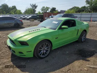 2013 Ford Mustang GT with VIN 1ZVBP8CF9D5199882, listed as a Copart auction lot 62748775 with 10,052 mi miles and Salvage title. Bid and sale history available at DreamBid. Image 1.