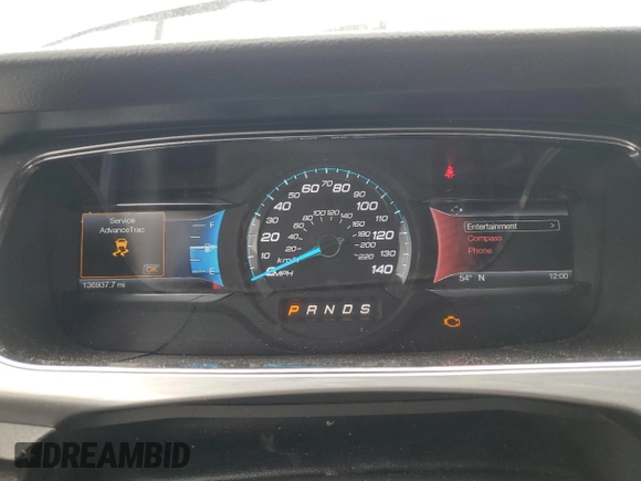 2017 Ford Taurus SEL with VIN 1FAHP2E8XHG105713, listed as a Copart auction lot 50795285 with 136,937 mi miles and Salvage Title. Bid and sale history available at DreamBid. Image 9.