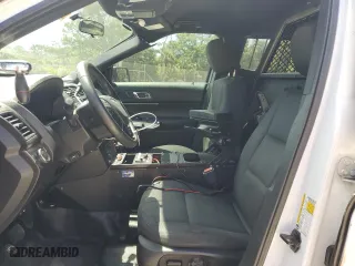 2017 Ford Police Interceptor Utility with VIN 1FM5K8ARXHGD57504, listed as a Copart auction lot 43418635 with 77,730 mi miles and Salvage Title. Bid and sale history available at carsss.com. Image 7.