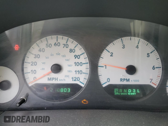 2006 Dodge Grand Caravan SE with VIN 1D4GP24RX6B672811, listed as a Copart auction lot 55398985 with 218,803 mi miles and Clean Title. Bid and sale history available at DreamBid. Image 9.