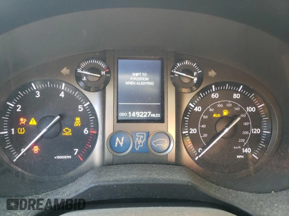 2013 Lexus GX 460 with VIN JTJBM7FX1D5055718, listed as a Copart auction lot 48498425 with 149,227 mi miles and Clean title. Bid and sale history available at DreamBid. Image 9.