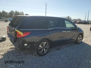 2022 Honda Odyssey Touring with VIN 5FNRL6H89NB044695, listed as a Copart auction lot 87219114 with 34,030 mi miles and Salvage Title. Bid and sale history available at DreamBid. Image 3.