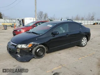 2007 Honda Civic Sdn LX with VIN 1HGFA16587L135771, listed as a Copart auction lot 51303115 with 174,251 mi miles and Salvage Title. Bid and sale history available at carsss.com. Image 1.