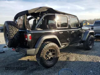 2024 Jeep Wrangler Sport S with VIN 1C4PJXDG1RW277777, listed as a Copart auction lot 49437045 with 10,405 mi miles and Salvage title. Bid and sale history available at DreamBid. Image 3.