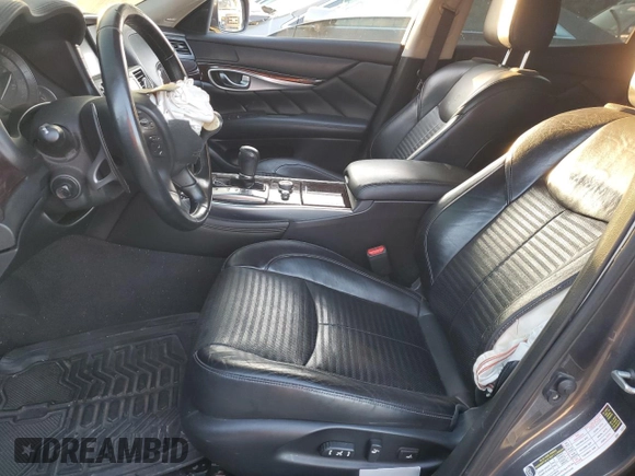 2011 Infiniti M37 with VIN JN1BY1AP7BM320322, listed as a Copart auction lot 83215494 with 116,957 mi miles and Salvage Title. Bid and sale history available at carsss.com. Image 7.