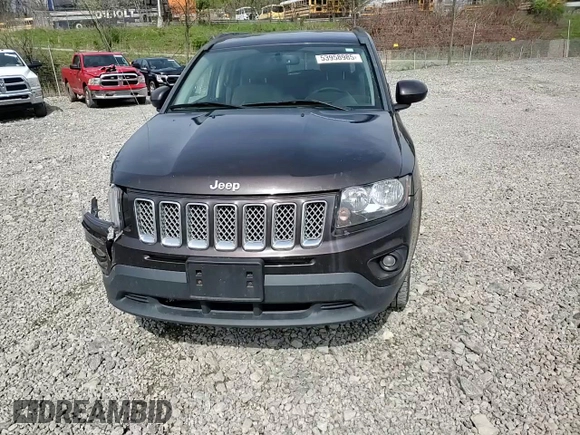 2014 Jeep Compass Latitude with VIN 1C4NJDEB1ED661332, listed as a Copart auction lot 53958985 with 116,020 mi miles and Salvage Title. Bid and sale history available at DreamBid. Image 14.