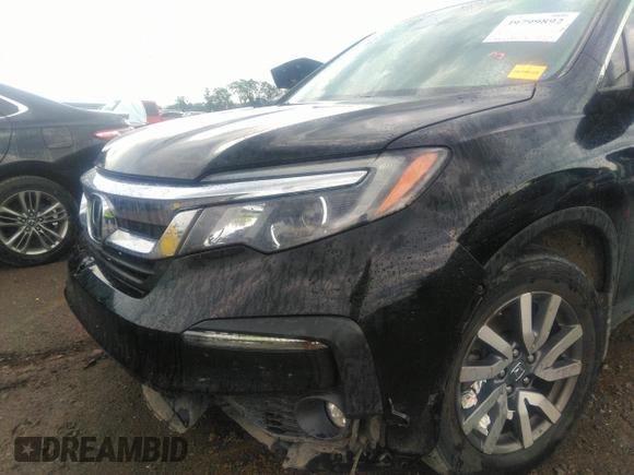 2021 Honda Pilot EX-L with VIN 5FNYF5H50MB011165, listed as a IAAI auction lot 39799892 with 95,040 mi miles and . Bid and sale history available at DreamBid. Image 6.