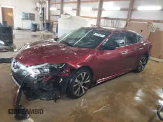 2017 Nissan Maxima Platinum with VIN 1N4AA6AP7HC444850, listed as a Copart auction lot 72166254 with 133,459 mi miles and Salvage Title. Bid and sale history available at carsss.com. Image 1.
