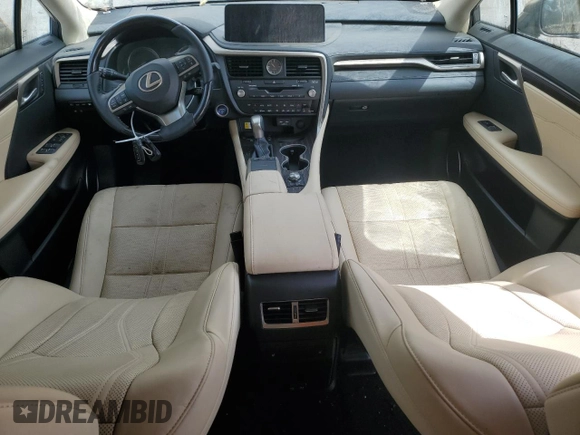 2021 Lexus RX 450h with VIN 2T2JGMDA7MC059046, listed as a Copart auction lot 55775225 with 8,085 mi miles and Salvage title. Bid and sale history available at DreamBid. Image 8.