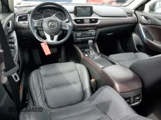 2016 Mazda 6 i Grand Touring with VIN JM1GJ1W50G1459487, listed as a Copart auction lot 50358655 with 62,626 mi miles and Salvage Title. Bid and sale history available at DreamBid. Image 8.
