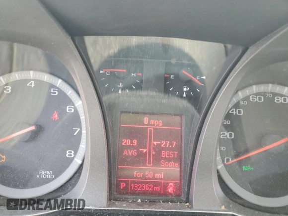 2013 GMC Terrain SLT with VIN 2GKALUEK7D6185193, listed as a Copart auction lot 59017655 with 132,362 mi miles and Salvage title. Bid and sale history available at DreamBid. Image 9.