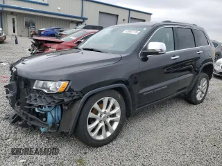 2017 Jeep Grand Cherokee Limited 75th Anniversary with VIN 1C4RJFBG1HC683371, listed as a Copart auction lot 45853175 with 142,277 mi miles and Salvage title. Bid and sale history available at DreamBid. Image 1.