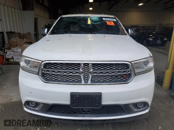 2014 Dodge Durango Citadel with VIN 1C4SDJET7EC467069, listed as a Copart auction lot 88552685 with 161,105 mi miles and Salvage Title. Bid and sale history available at DreamBid. Image 5.