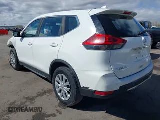 2017 Nissan Rogue SV with VIN KNMAT2MV9HP558445, listed as a IAAI auction lot 41637607 with 141,692 mi miles. Bid and sale history available at carsss.com. Image 3.