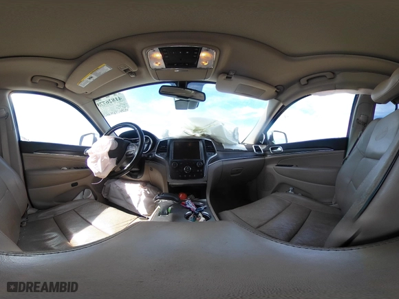 2014 Jeep Grand Cherokee Overland with VIN 1C4RJFCT6EC126897, listed as a IAAI auction lot 41826773 with 115,251 mi miles. Bid and sale history available at carsss.com. Image 18.