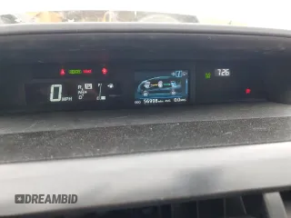 2016 Toyota Prius v Two with VIN JTDZN3EU9GJ048493, listed as a Copart auction lot 50825405 with 56,998 mi miles and Salvage Title. Bid and sale history available at carsss.com. Image 9.