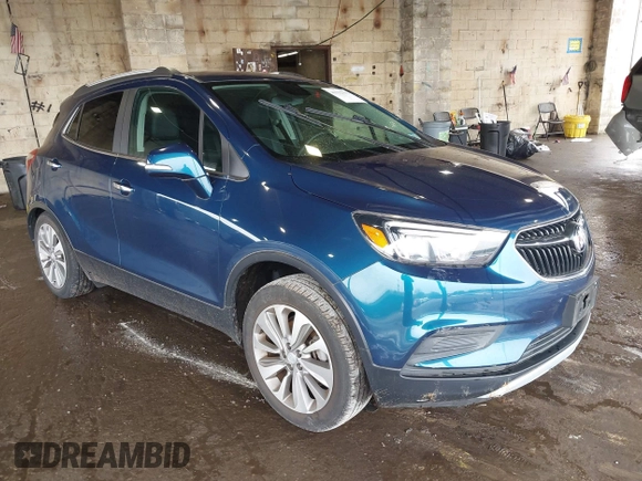 2019 Buick Encore Preferred with VIN KL4CJASB6KB880735, listed as a IAAI auction lot 41932155 with 33,854 mi miles. Bid and sale history available at carsss.com. Image 1.